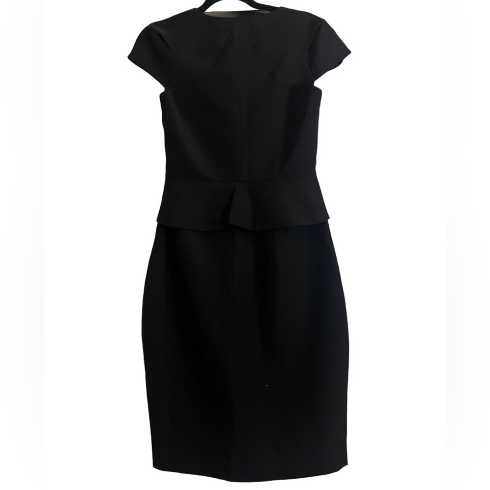 Ted baker black peplum Fearnid full zip dress - Picture 3 of 7